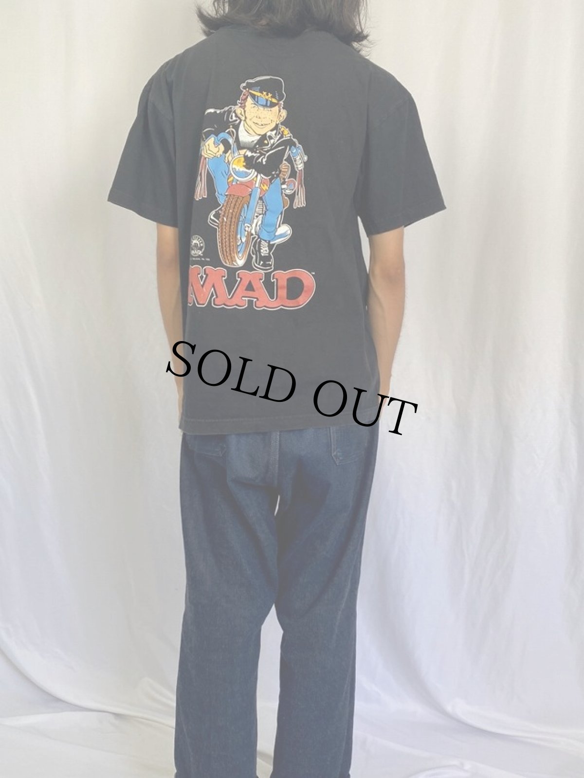 画像4: 【SALE】 90's MAD "ALFRED E.NEUMAN" キャラクタープリントTシャツ L (4)
