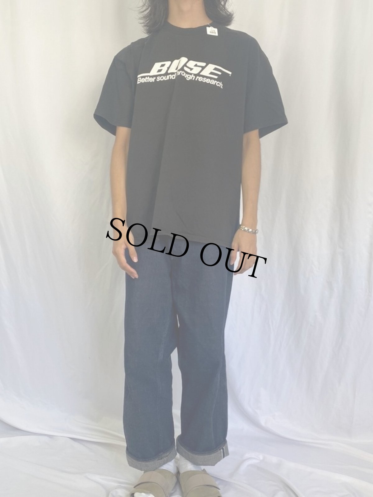 画像2: BOSE 音響機器メーカー ロゴプリントTシャツ (2)