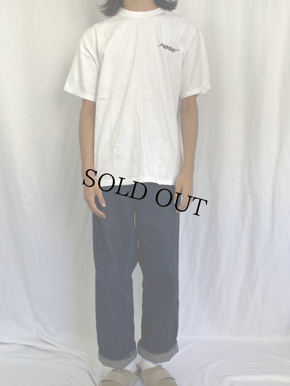 画像2: BOSE "unwrap the excitement" 音響機器メーカー ロゴプリントTシャツ XL DEADSTOCK (2)