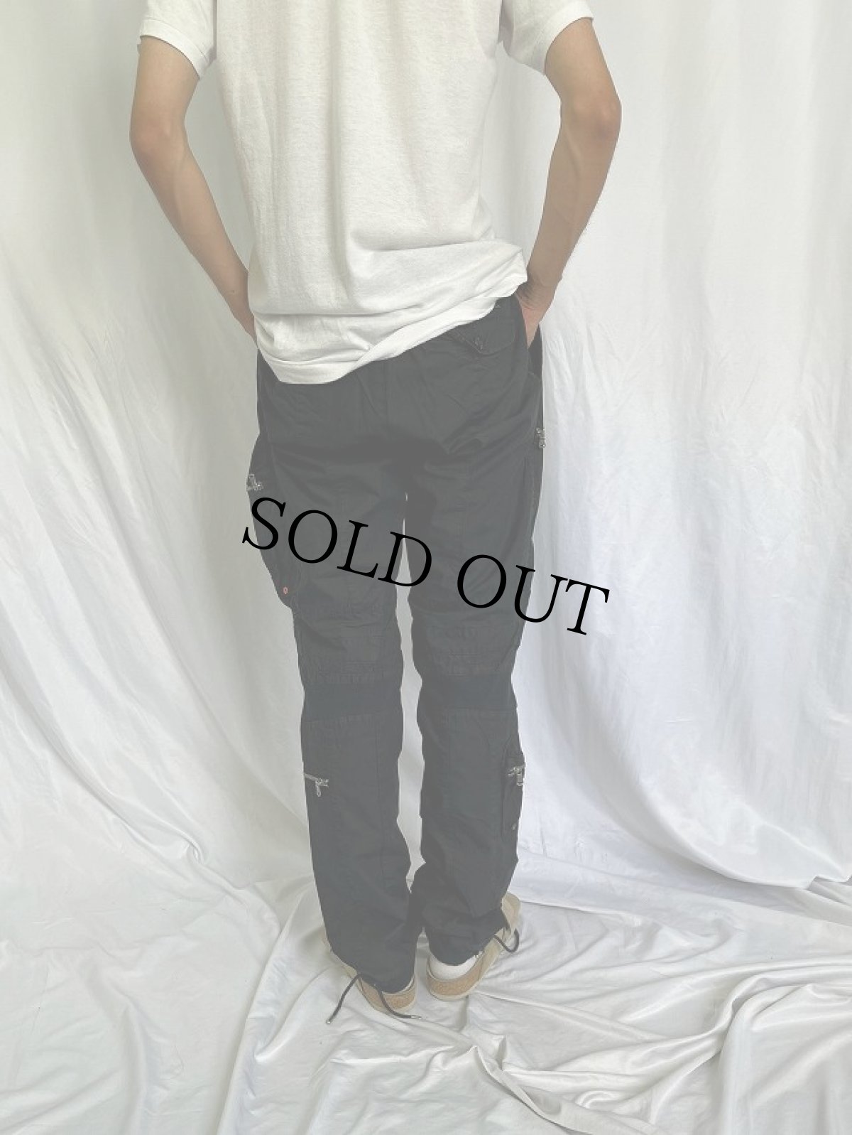 画像4: RLX Ralph Lauren "STRAIGHT FIT" ナイロンカーゴパンツ W37 (4)