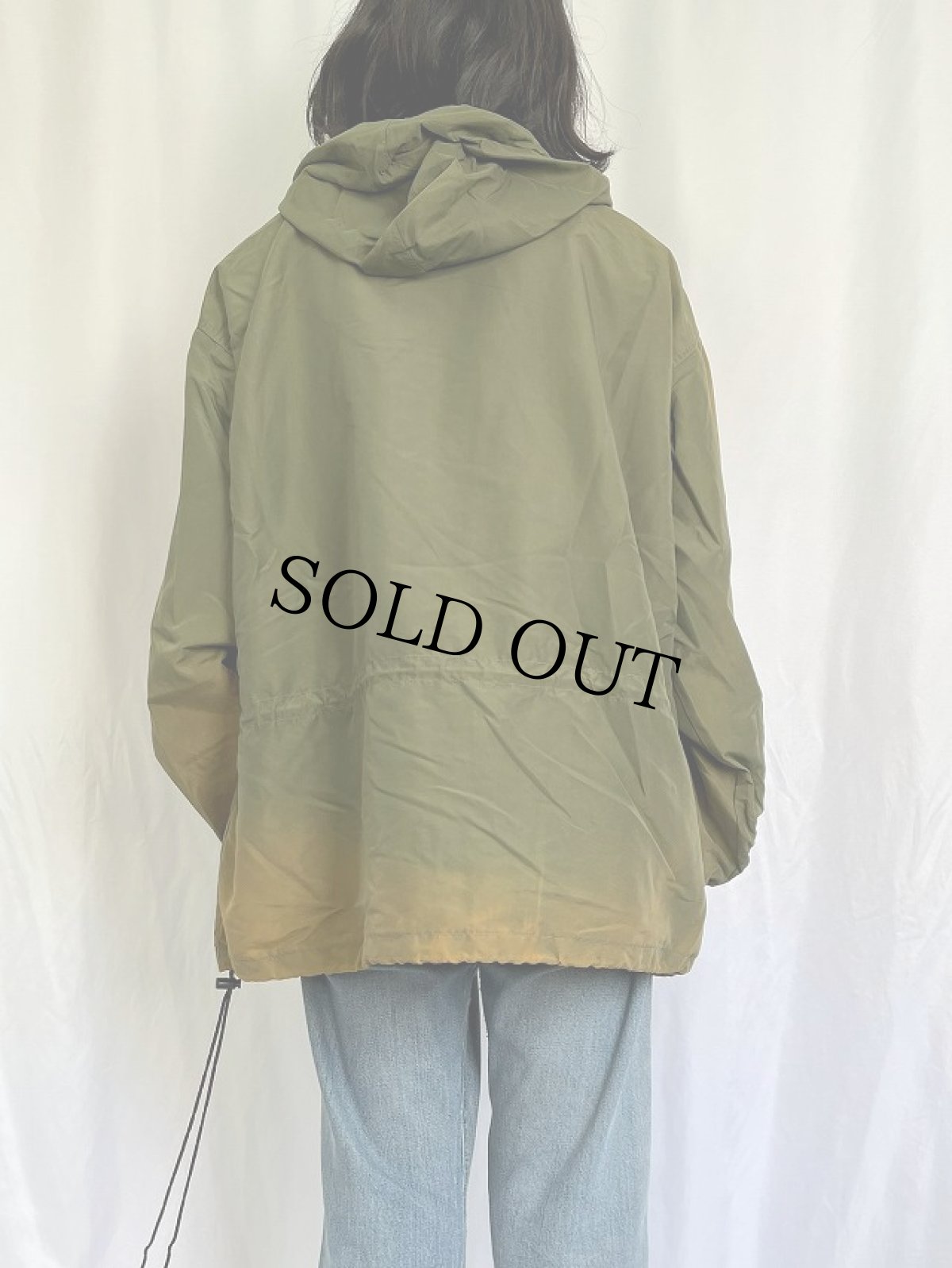 画像4: 90's〜 ABERCROMBIE＆FITCH ナイロンアノラックパーカー XL (4)