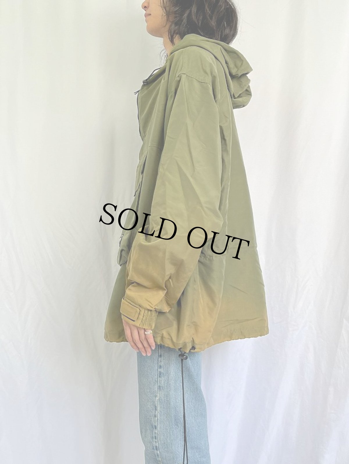 画像3: 90's〜 ABERCROMBIE＆FITCH ナイロンアノラックパーカー XL (3)