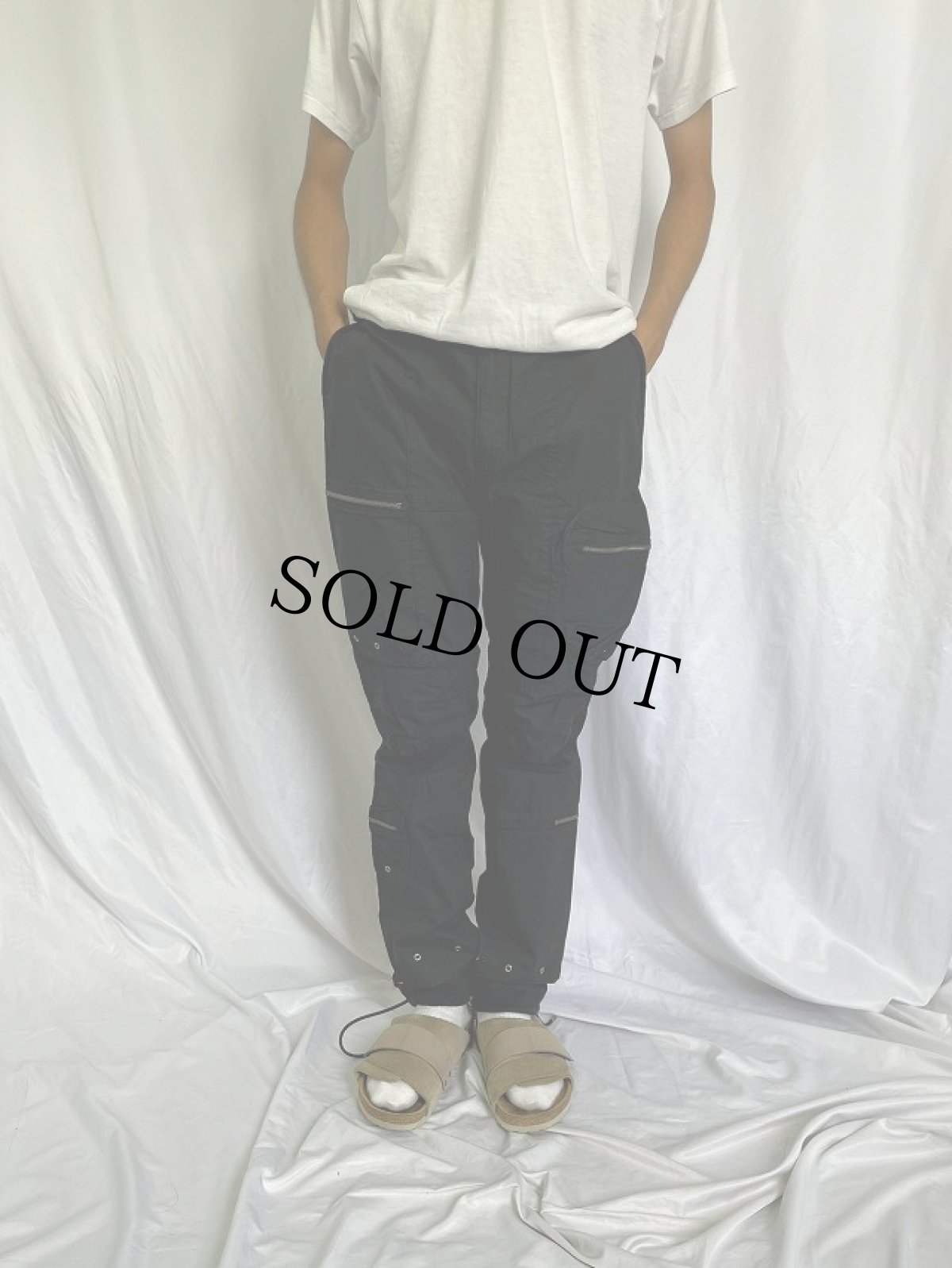 画像2: RLX Ralph Lauren "STRAIGHT FIT" ナイロンカーゴパンツ W37 (2)