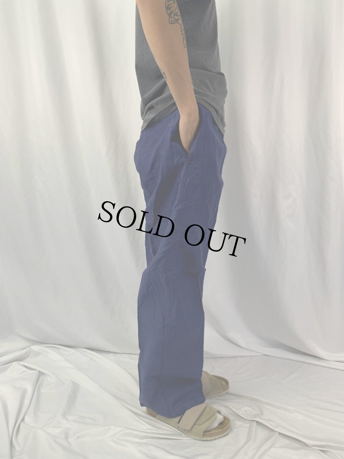 画像3: 60's FRENCH ADOLPHE LAFPNT モールスキンワークパンツ DEADSTOCK W35 (3)