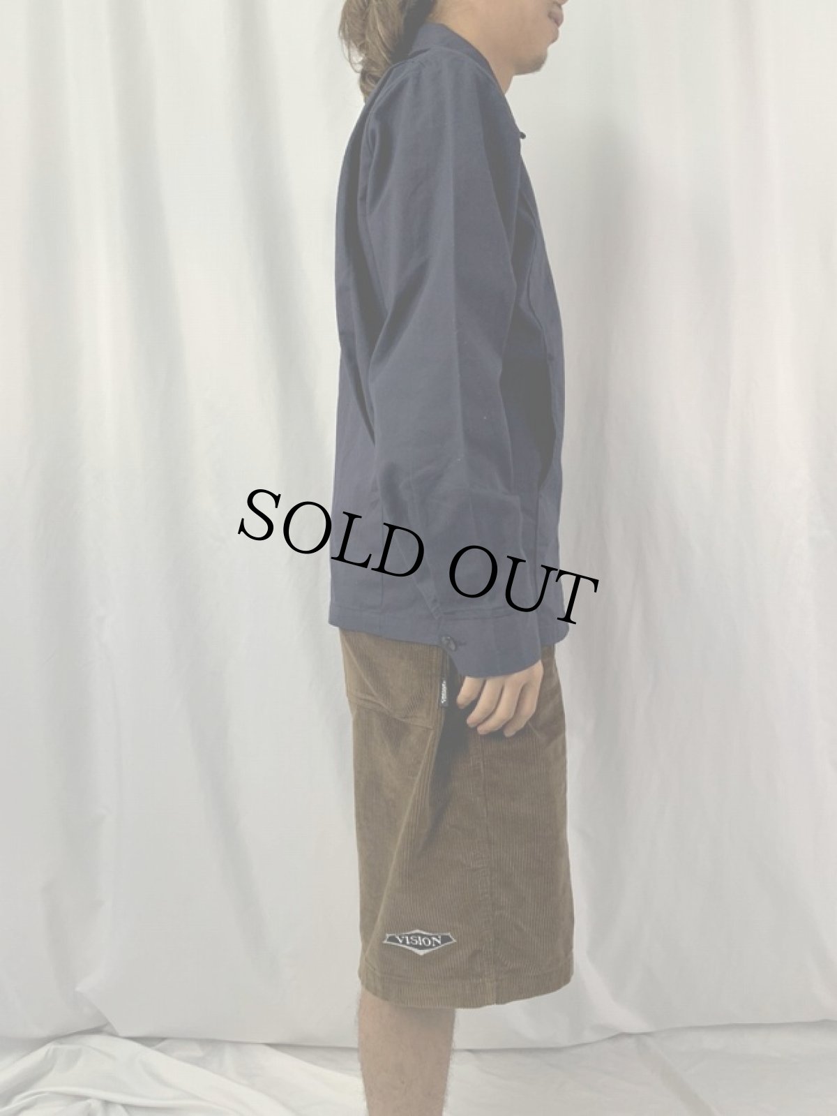 画像3: 60〜70's Unitag USA製 "CHAMPION HOMES" チェーン刺繍ジップワークジャケット M (3)