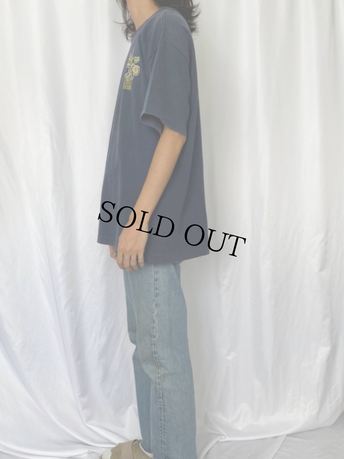 画像3: 80's STUSSY USA製 "BIG ASS GEAR" ロバプリントTシャツ XL (3)