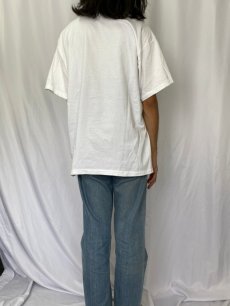 画像4: 90's フラワー 発泡プリントTシャツ (4)