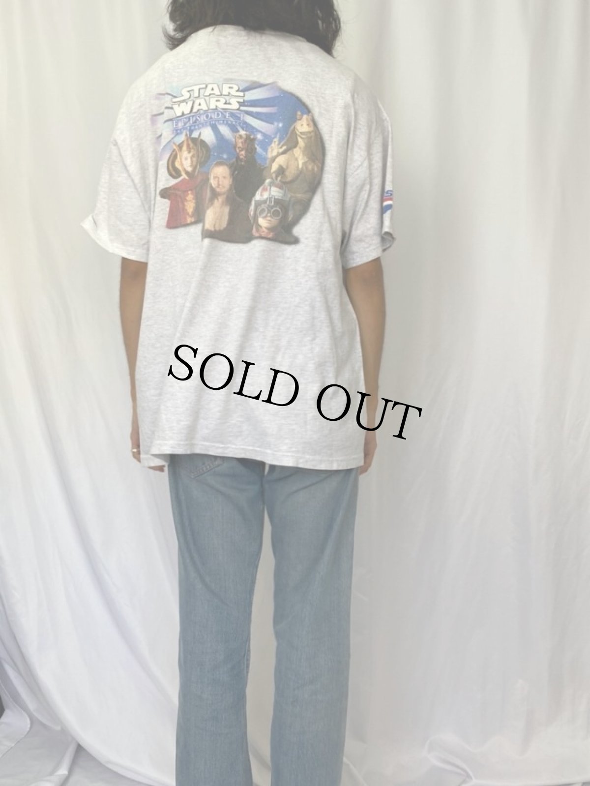 画像4: STAR WARS "EPISODE1 THE FHANTOM MENACE" 映画プリントTシャツ (4)