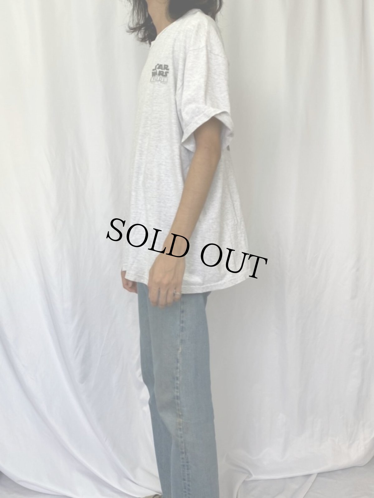 画像3: STAR WARS "EPISODE1 THE FHANTOM MENACE" 映画プリントTシャツ (3)