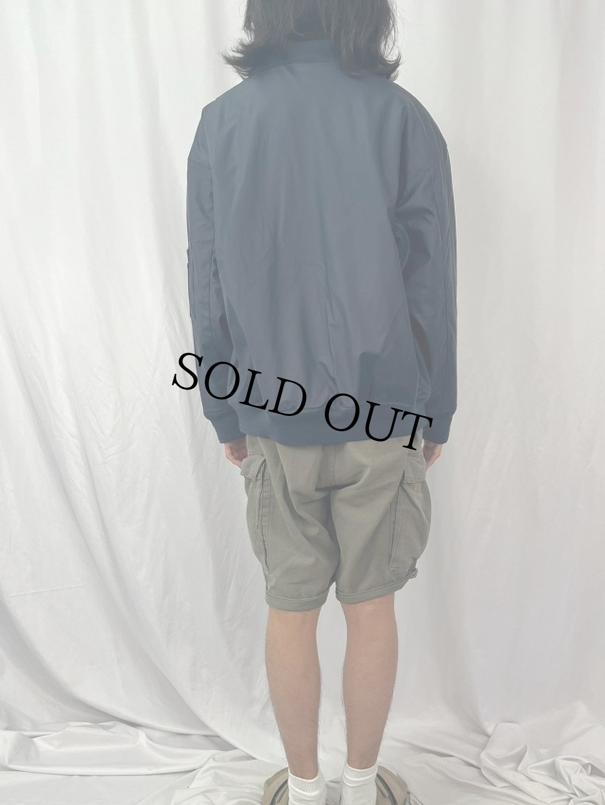 画像4: 中綿入り PVCフライトジャケット XL (4)