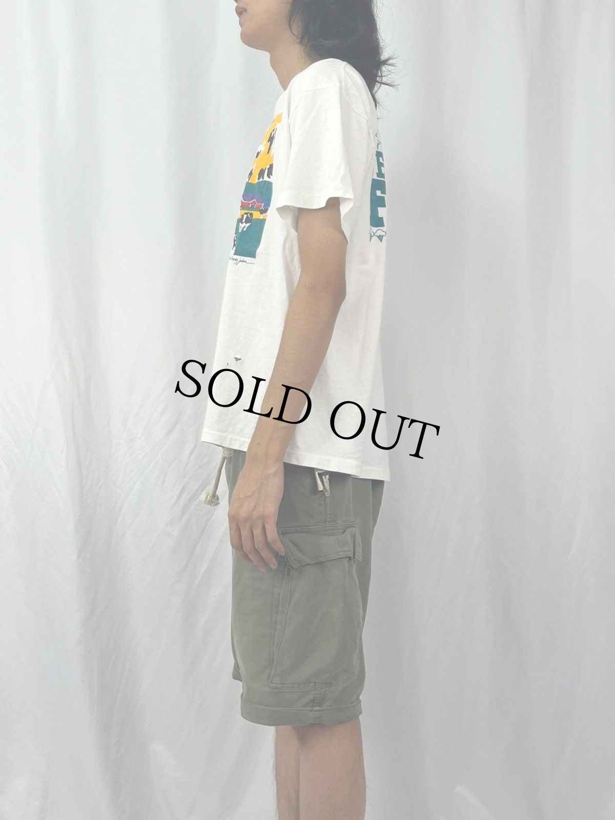 画像3: 90's BEN&JERRY'S USA製 "VERMONT'S FINEST" 企業プリントTシャツ L (3)