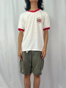画像2: 90's BEASTIE BOYS USA製 ヒップホップリンガーTシャツ XL (2)