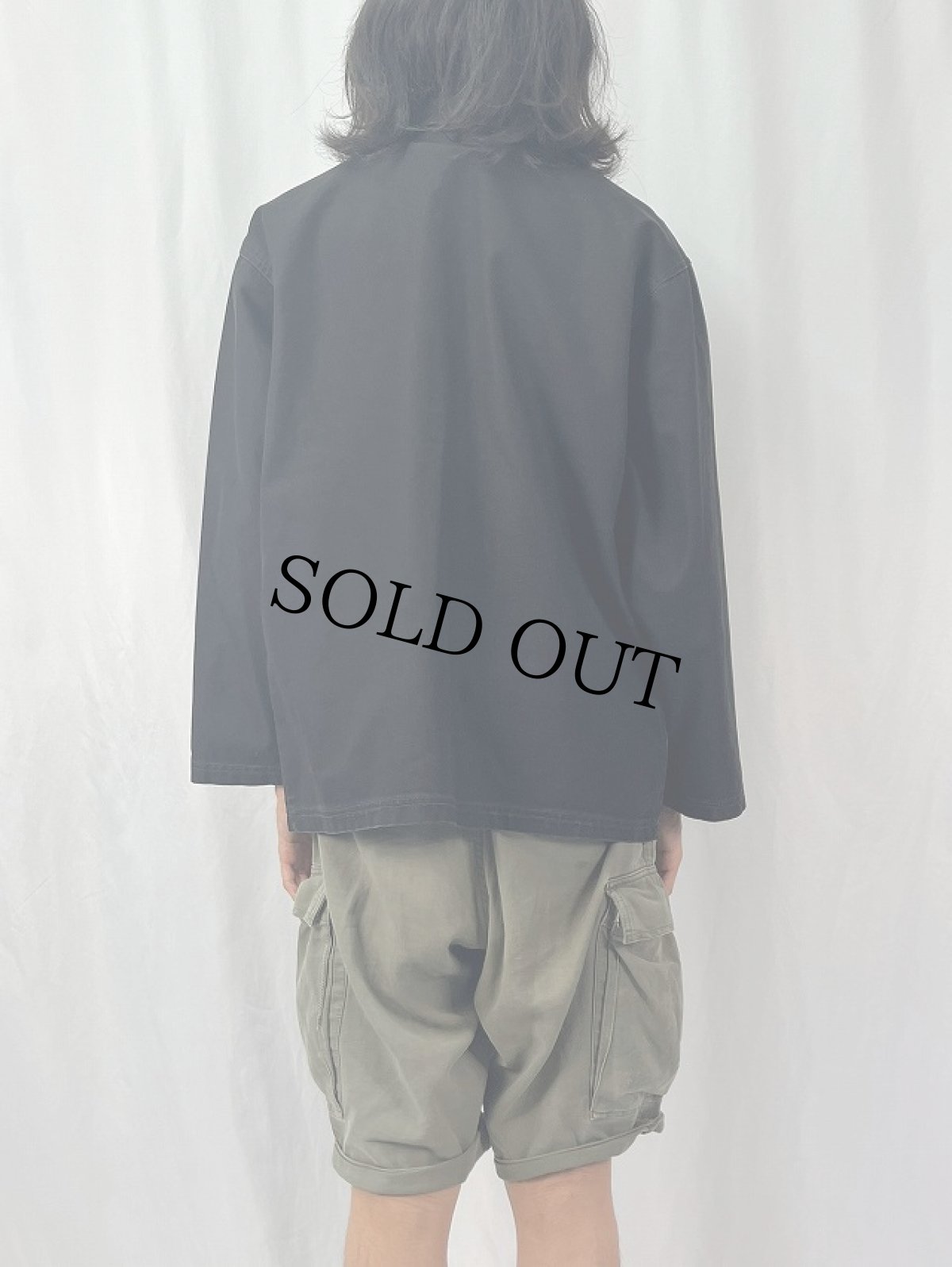 画像4: 90's ダブルブレスト コットンダックカバーオール M (4)