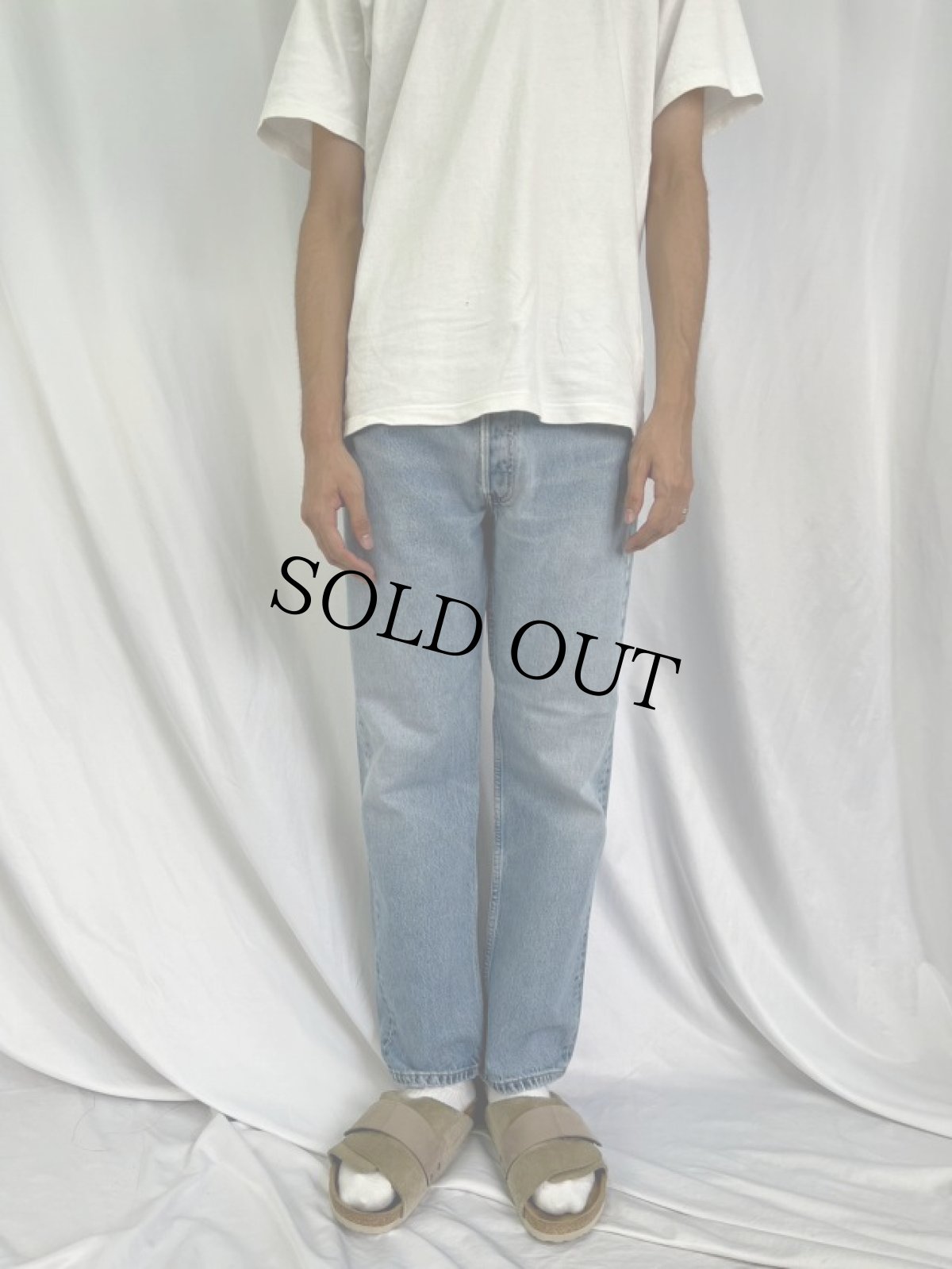 画像2: 90's Levi's 501 ブランクタブ デニムパンツ W31 (2)