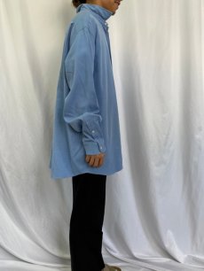 画像3: POLO Ralph Lauren "MARLOWE" シルク×コットンシャツ XL (3)