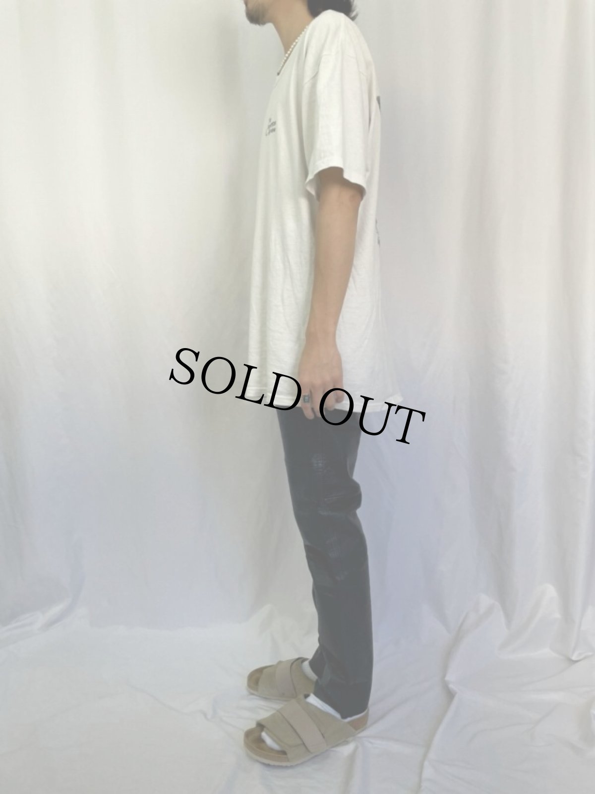 画像3: 切り替えデザイン レザーパンツ W30 (3)