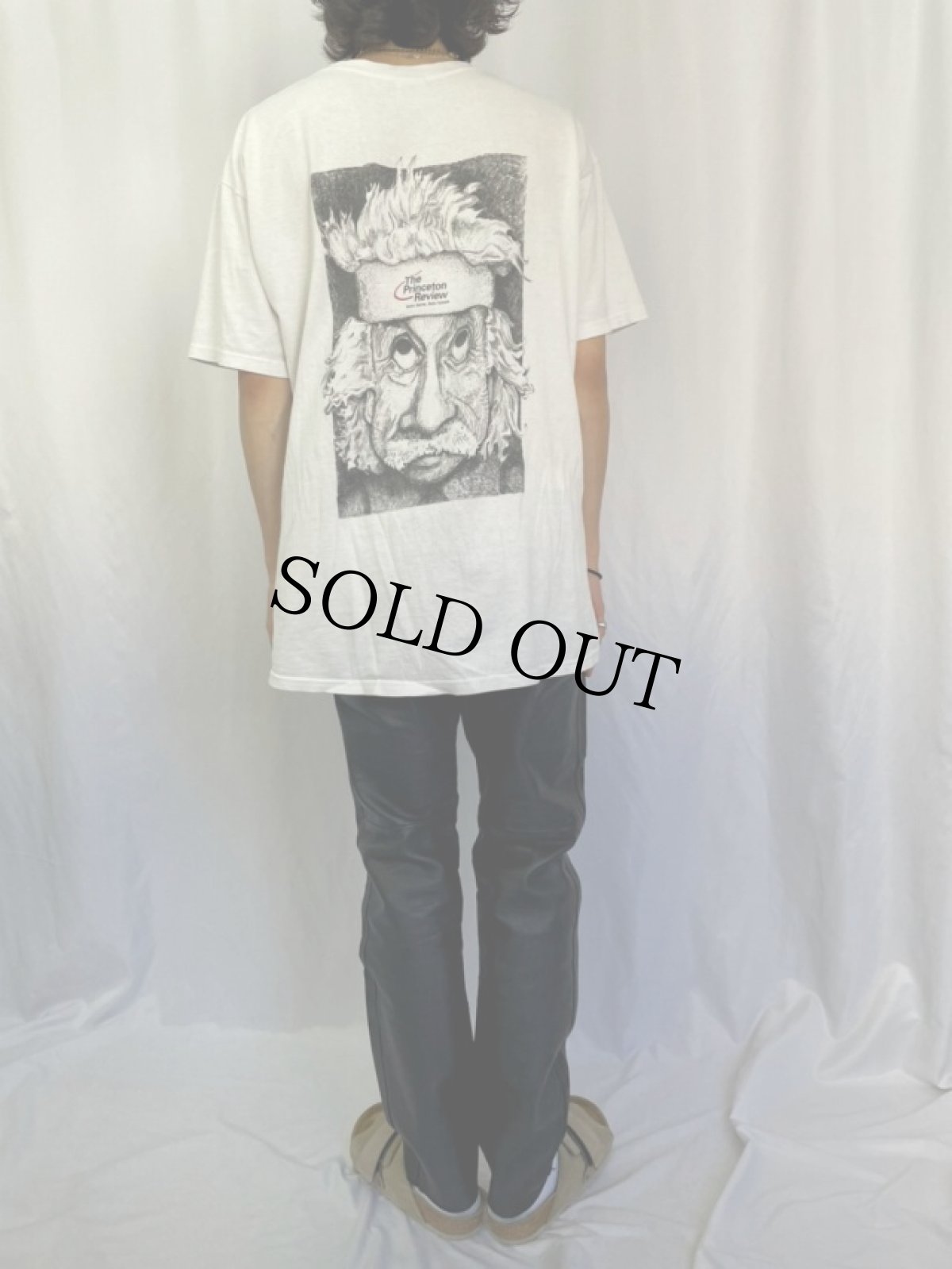 画像4: 切り替えデザイン レザーパンツ W30 (4)