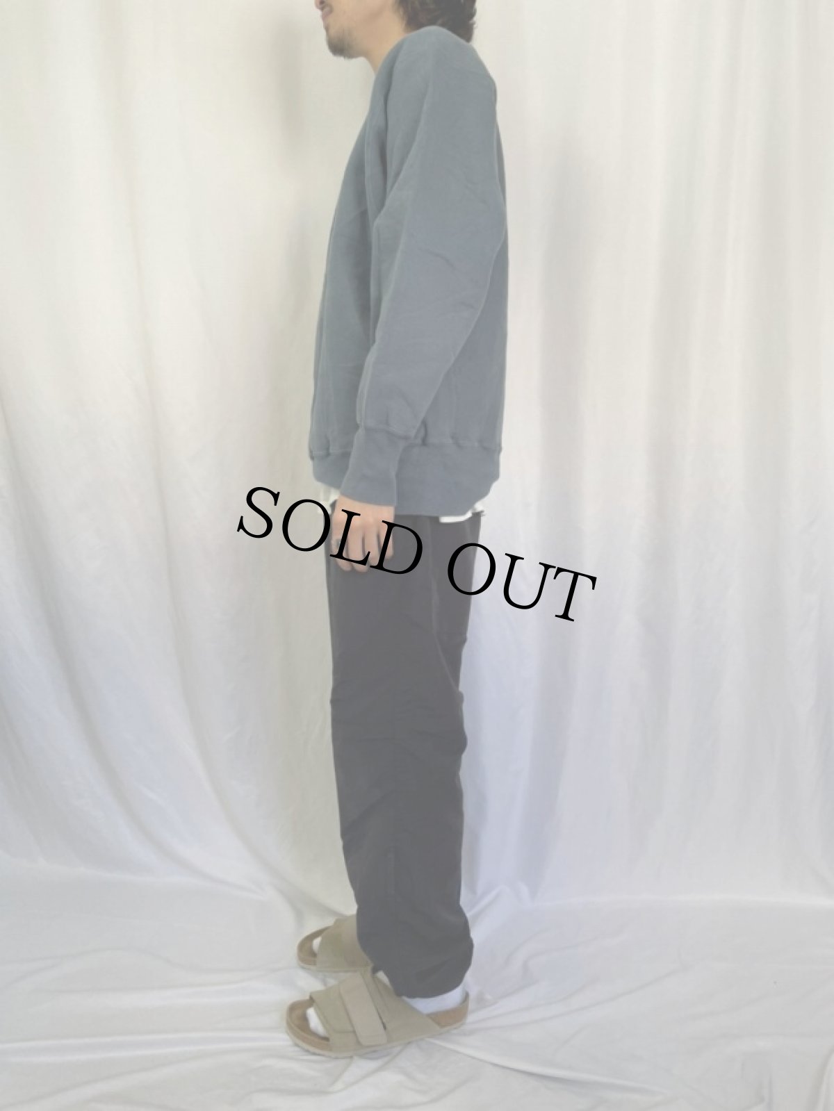 画像3: 90's Champion REVERSE WEAVE ロゴ刺繍 スウェット L (3)