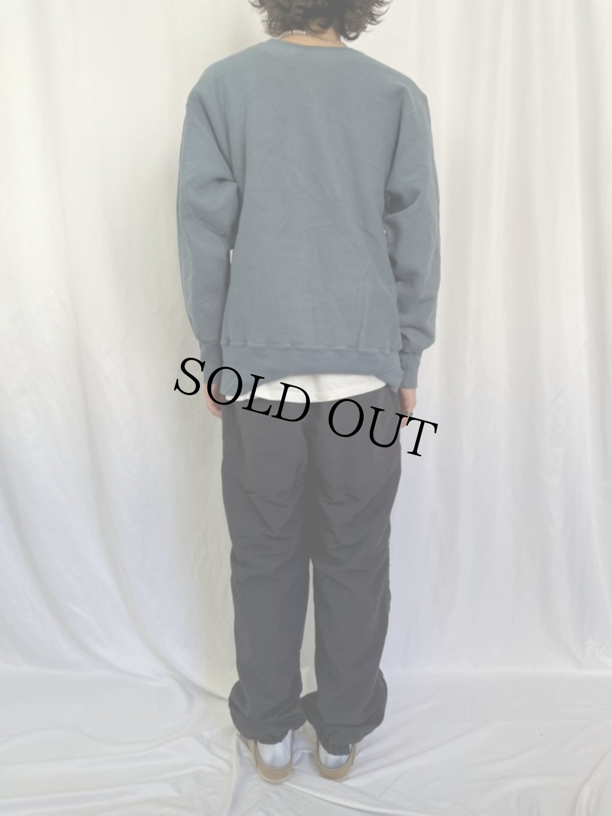 画像4: 90's Champion REVERSE WEAVE ロゴ刺繍 スウェット L (4)