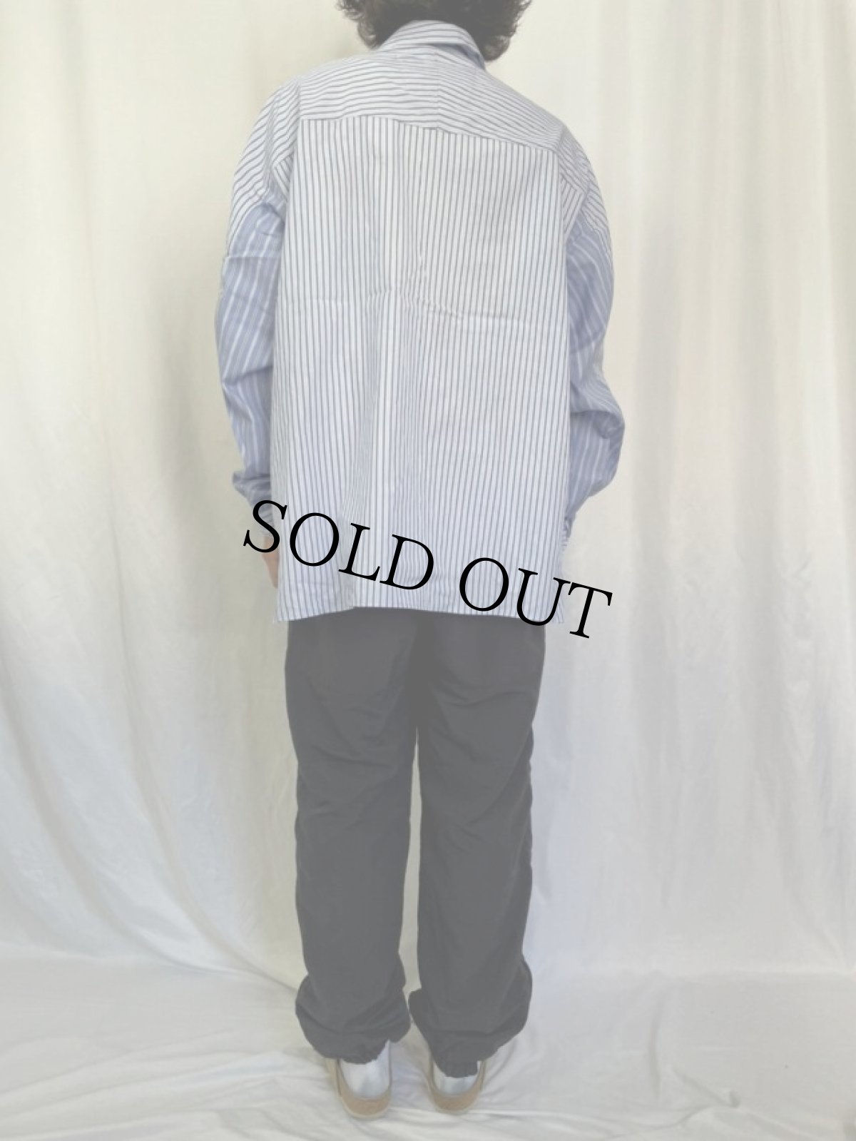 画像4: COMFY OUTDOOR GARMENT "COVERED SHIRTS" BLUE STRIPE 【L】 (4)