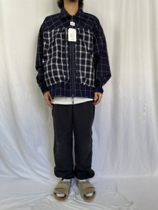 画像2: COMFY OUTDOOR GARMENT "COVERED SHIRTS" INDIGO STRIPE 【L】 (2)