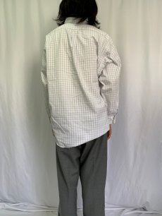 画像3: Ralph Lauren "BIG SHIRT" チェック柄 コットンボタンダウンシャツ L (3)