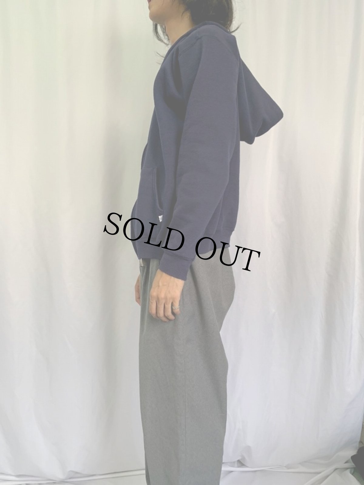 画像3: 80〜90's RUSSELL ATHLETIC USA製 フルジップパーカー XL (3)