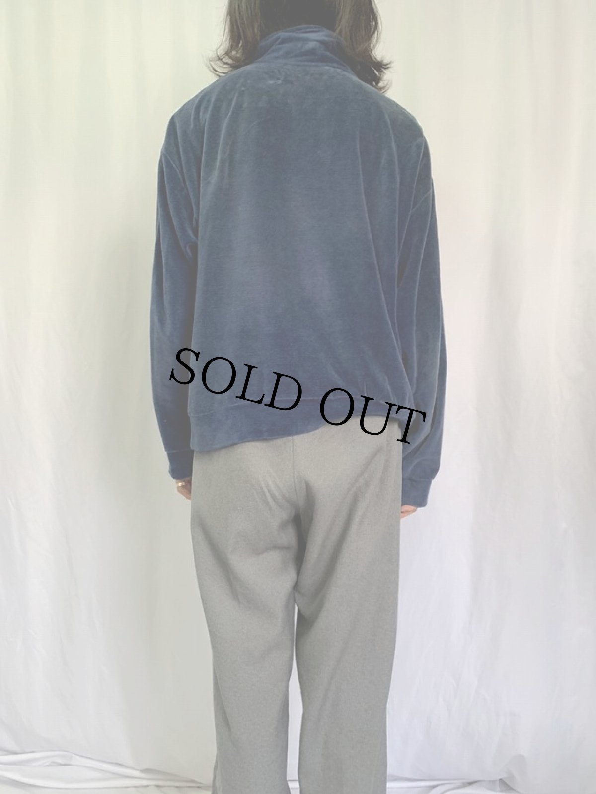 画像4: 80's Etonic ベロアジップジャケット XL (4)