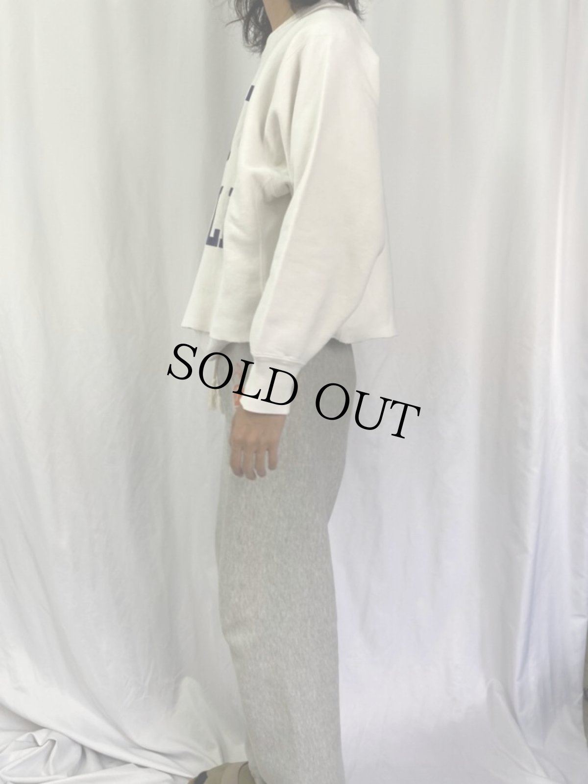 画像3: 80's Champion REVERSE WEAVE USA製 トリコタグ "NORTH CAROLINA" カットオフスウェット XL (3)