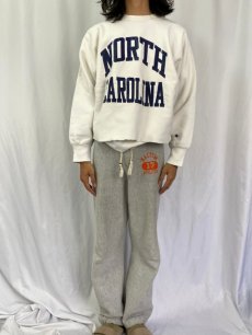 画像2: 80's Champion REVERSE WEAVE USA製 トリコタグ "NORTH CAROLINA" カットオフスウェット XL (2)