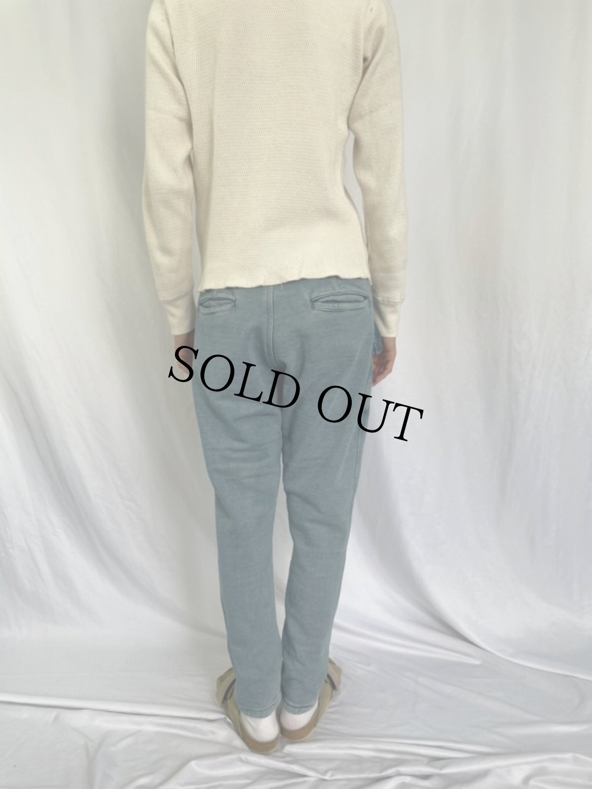 画像4: KAPITAL インディゴコットン スウェットパンツ W20-39 (4)