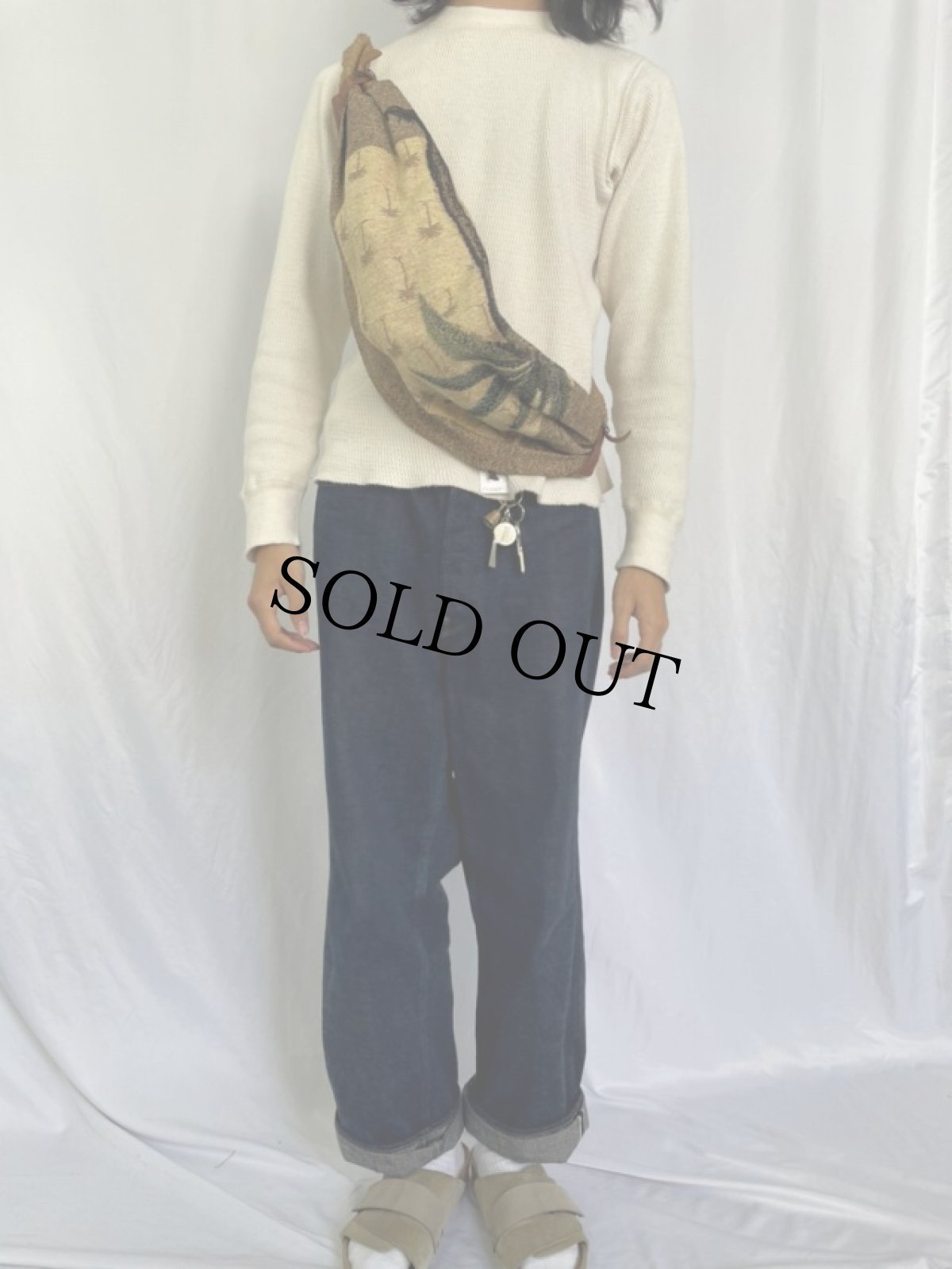 画像2: KAPITAL ヤシの木柄 スナフキンバッグ (2)