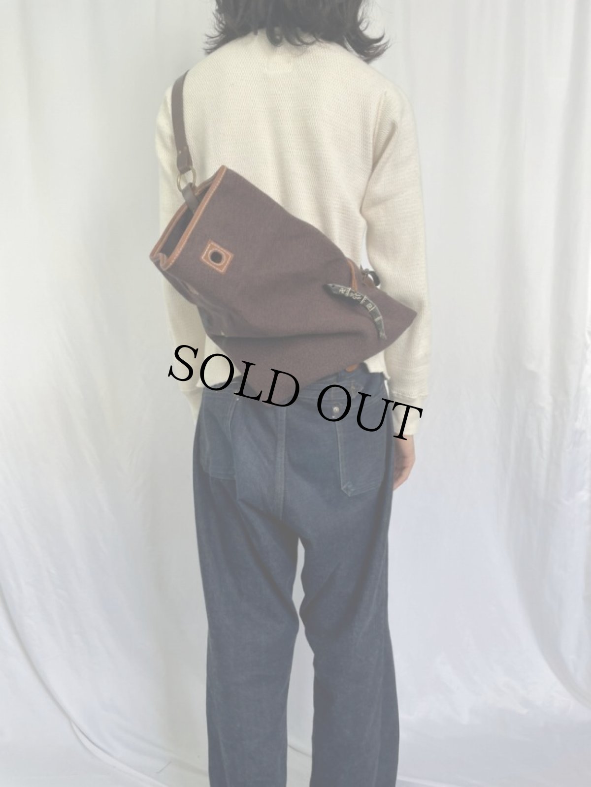 画像2: KAPITAL duffle ワンショルダーバッグ (2)