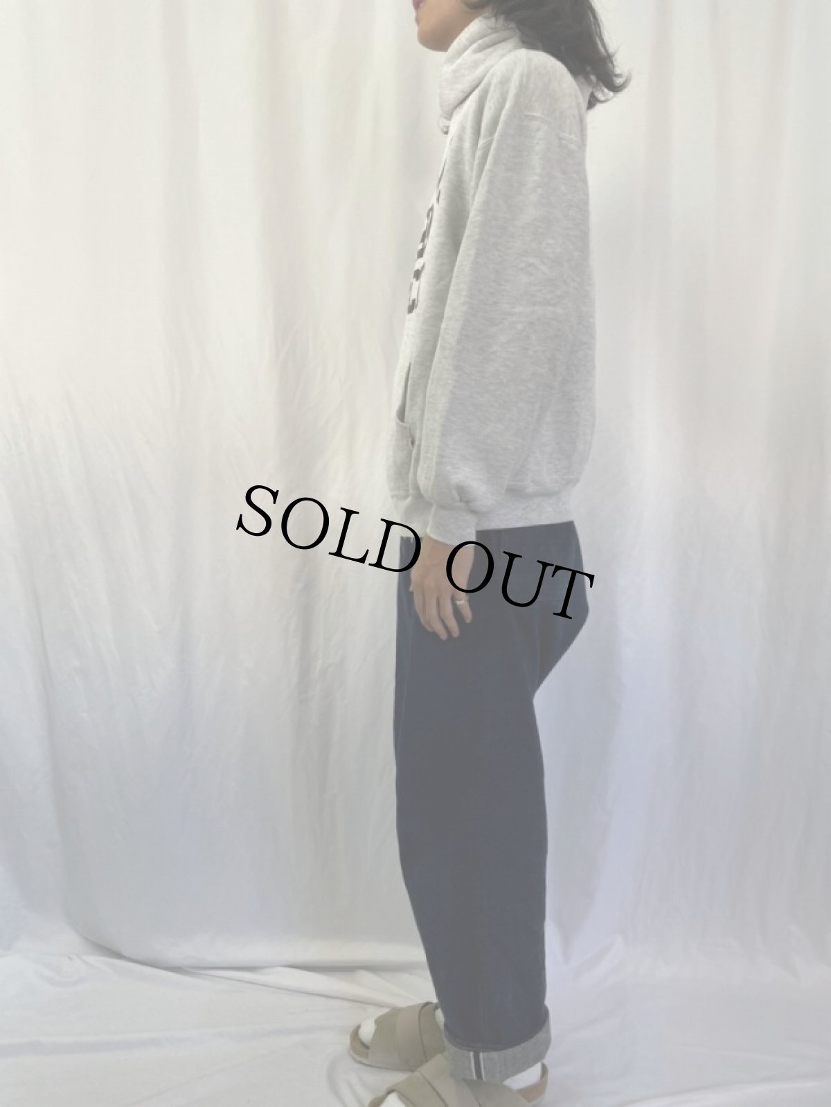 画像3: 90's〜 RUSSEL ATHELETIC USA製 "DOWLING TRACK" プリントスウェットフーディー XL (3)