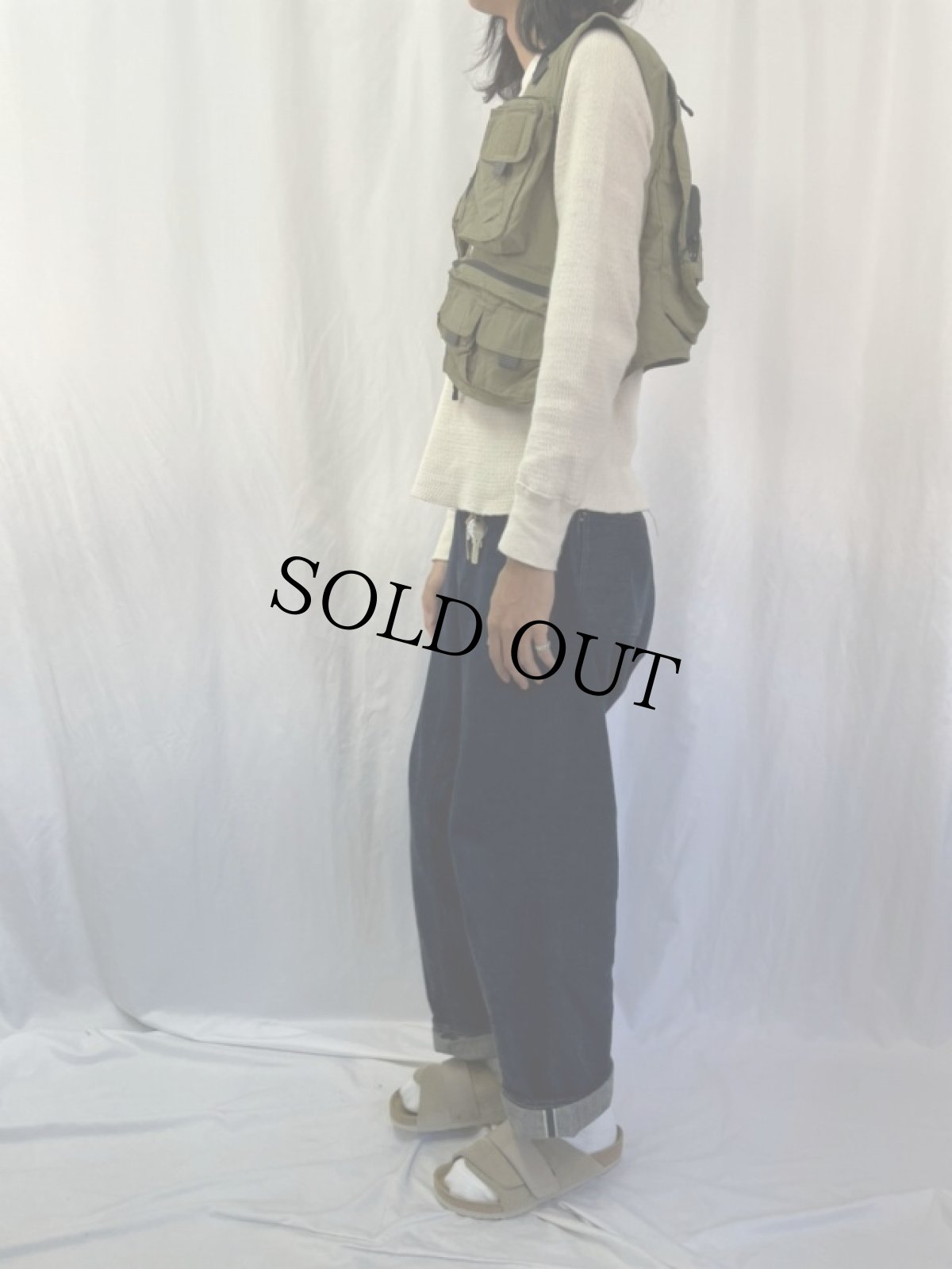 画像3: Cabela's ナイロン フィッシングベスト M (3)