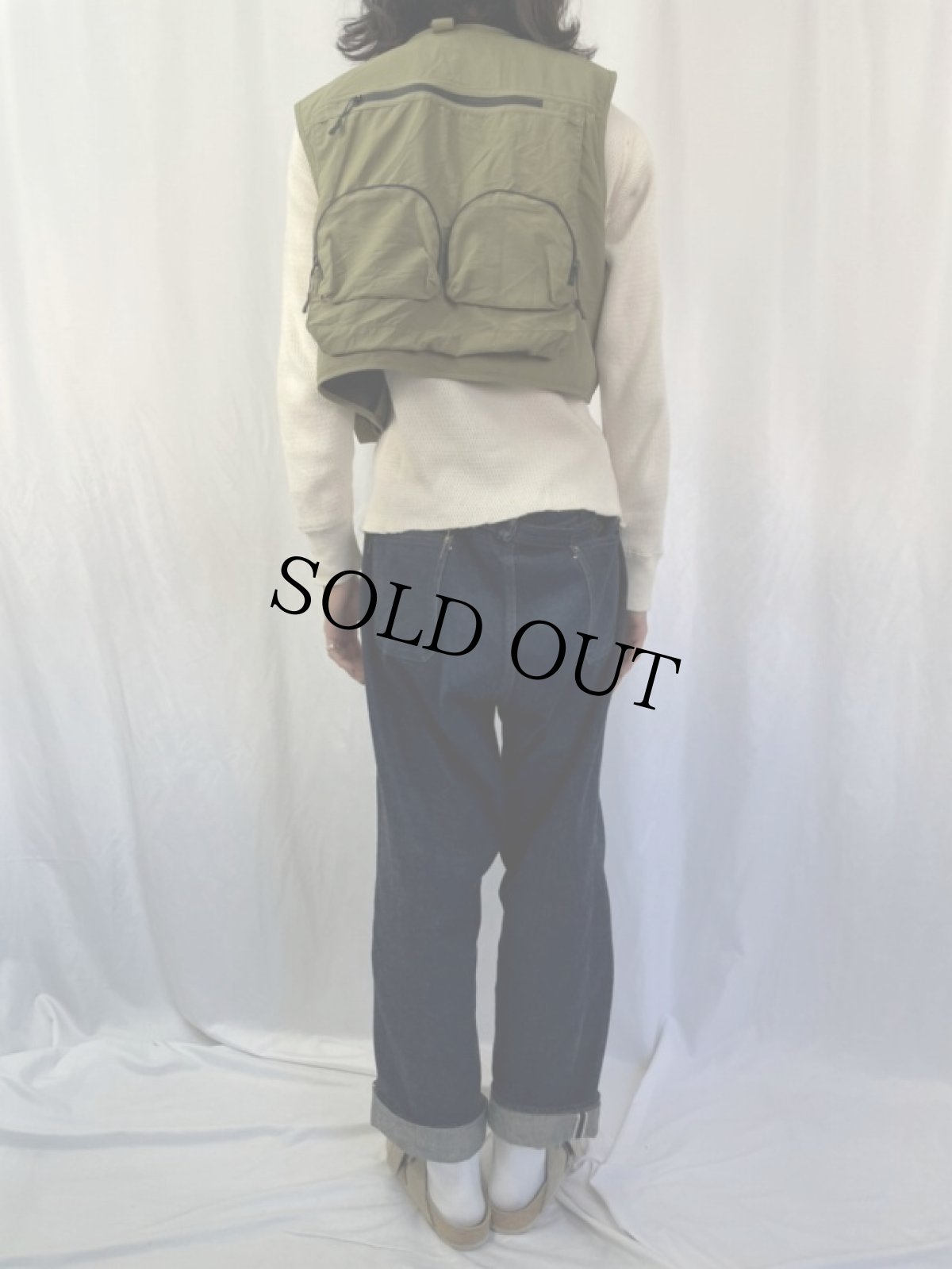 画像4: Cabela's ナイロン フィッシングベスト M (4)