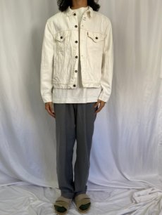 画像2: 80's Levi's 70506-0251 USA製 ホワイトデニムジャケット (2)