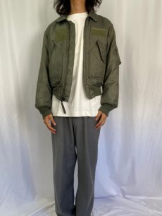 画像2: 90's USAF CWU-45/P フライトジャケット SMALL (2)