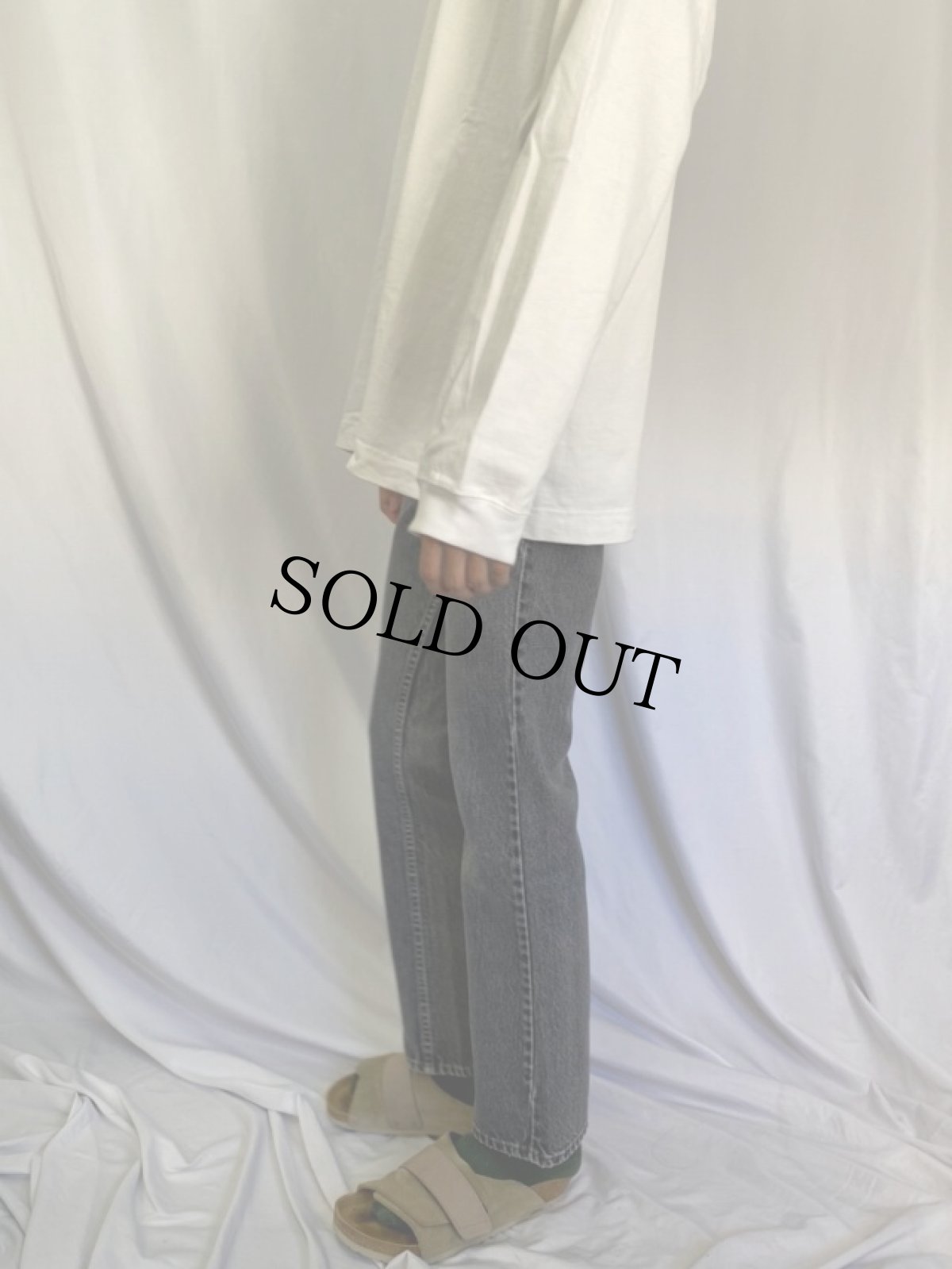 画像3: 90's Levi's 517 USA製 ブーツカット ブラックデニムパンツ W30 (3)