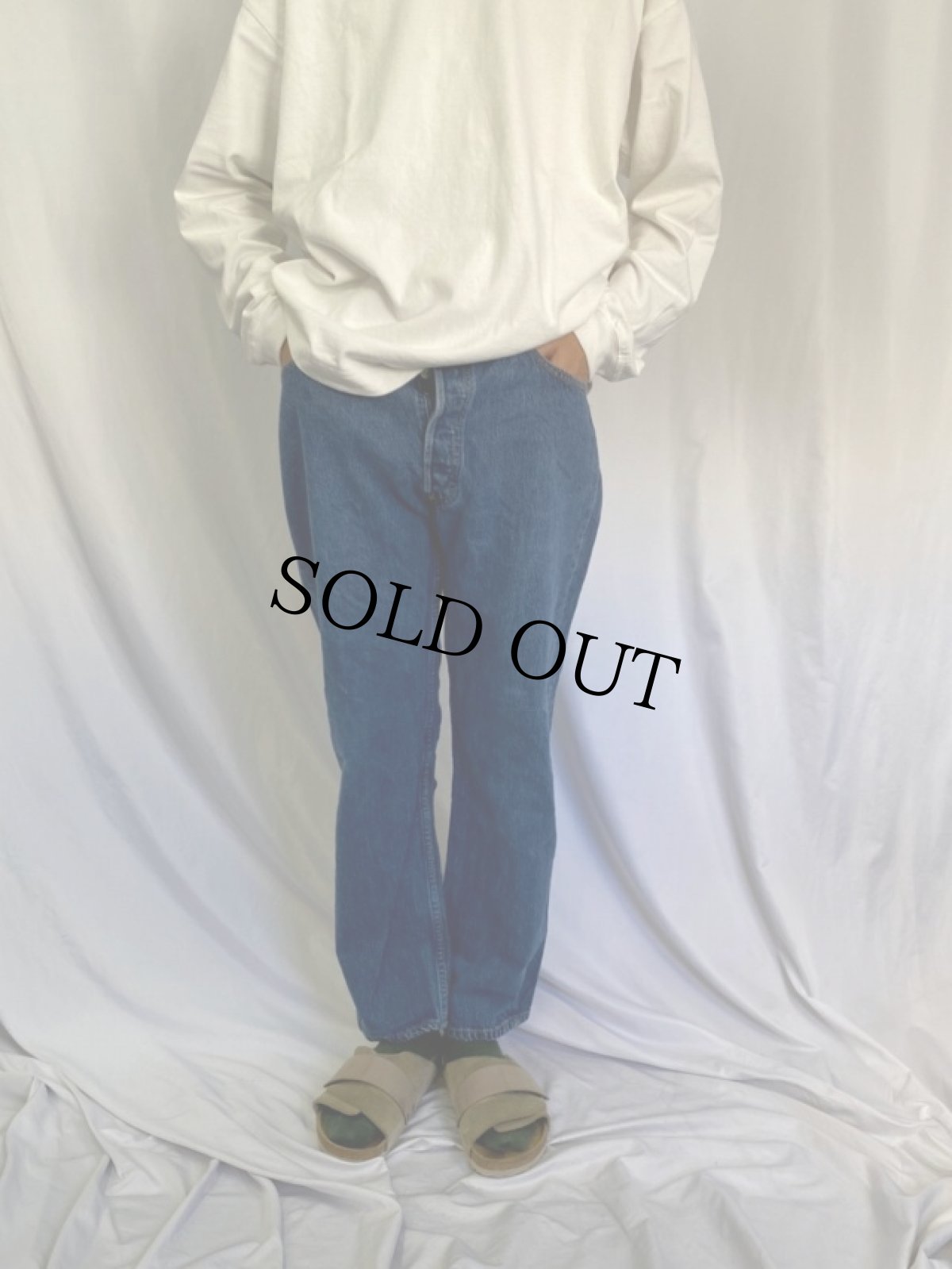 画像2: 90's Levi's 501 USA製 デニムパンツ W35 (2)