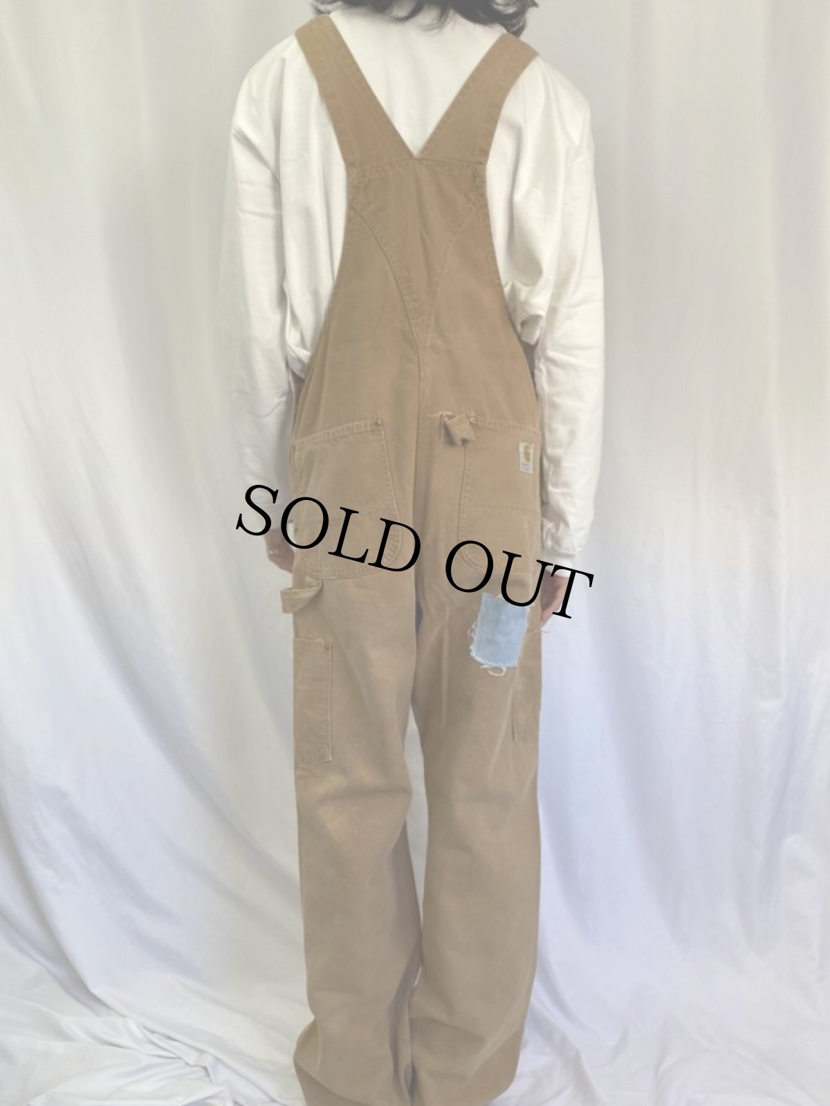 画像4: Carhartt ダブルニー ダックオーバーオール W35 (4)