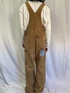 画像4: Carhartt ダブルニー ダックオーバーオール W35 (4)