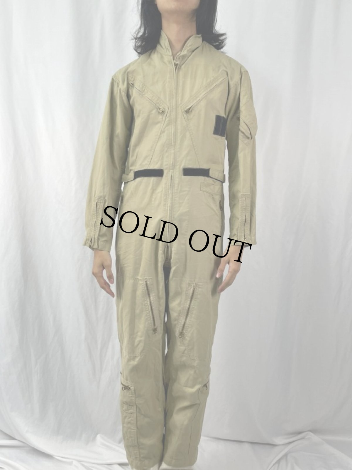 画像2: 60's U.S.NAVY サマーフライトスーツ 38 REGULAR (2)