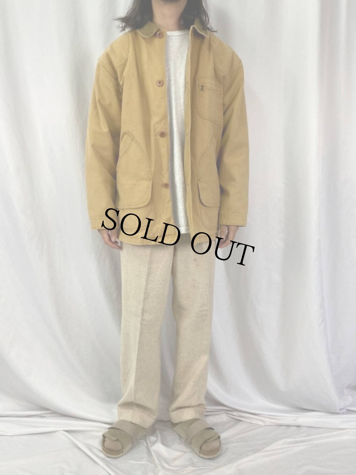 画像2: 80〜90's L.L.Bean USA製 プリマロフトライナー ダックハンティングジャケット L (2)