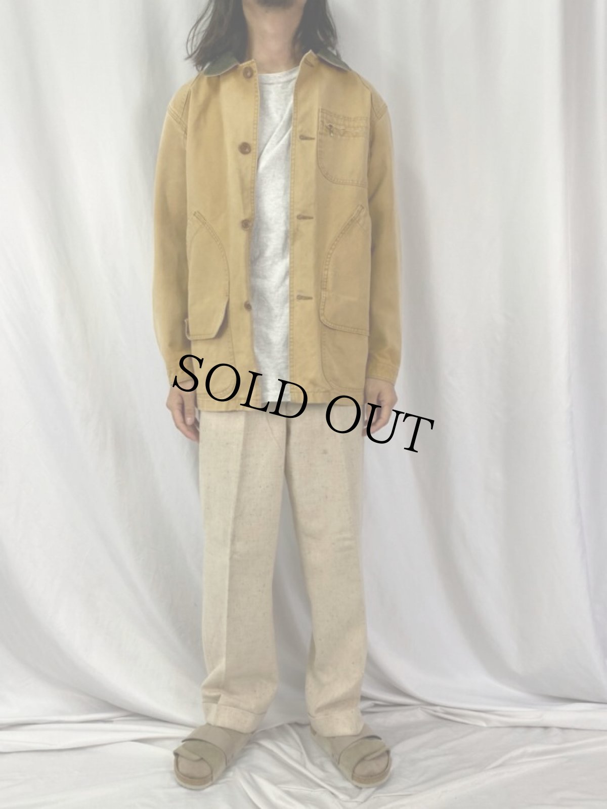 画像2: 80〜90's L.L.Bean ダックハンティングジャケット (2)