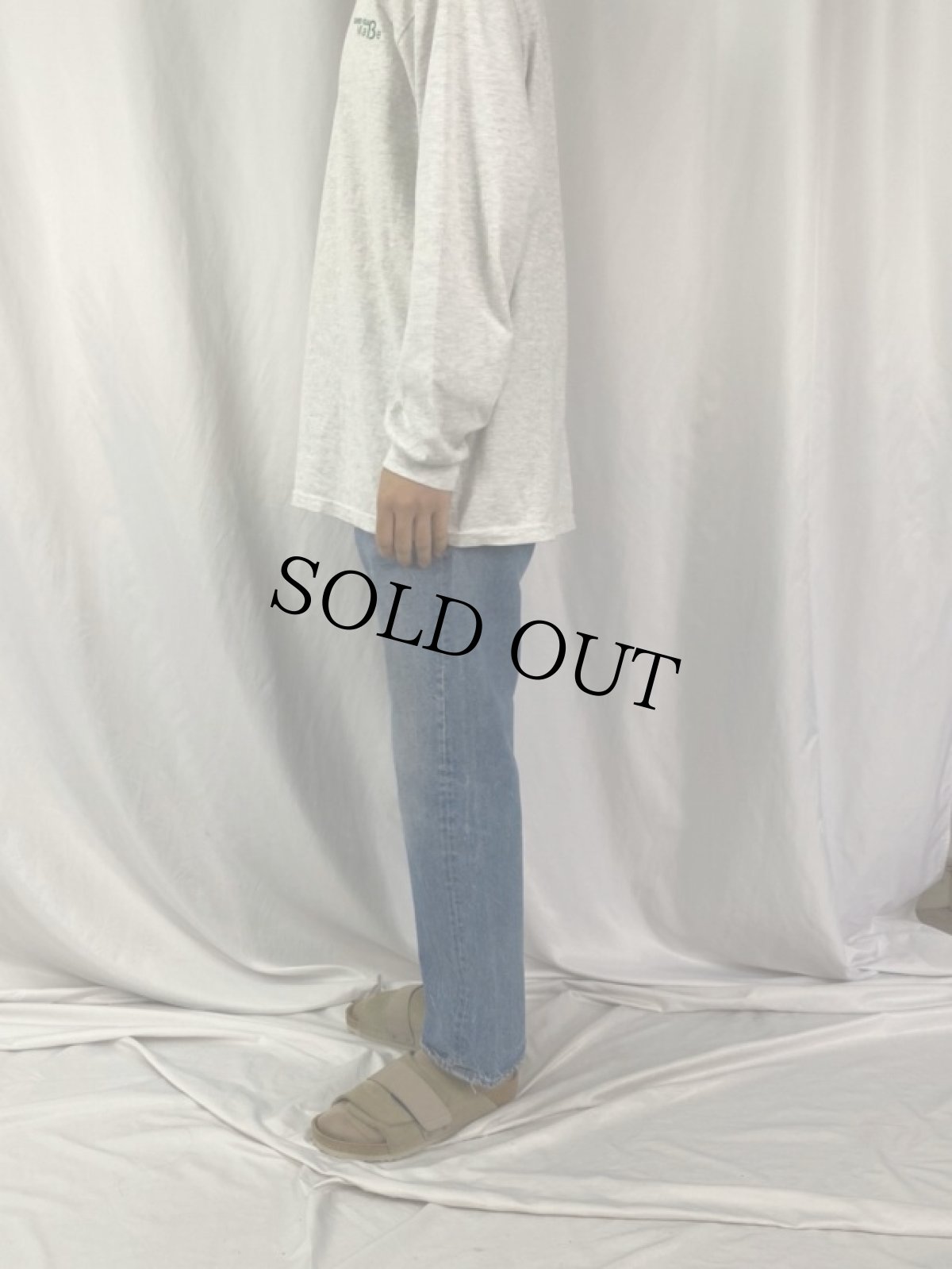 画像3: 80's Levi's 501 USA製 ブランクタブ 内股シングル デニムパンツ W33 (3)