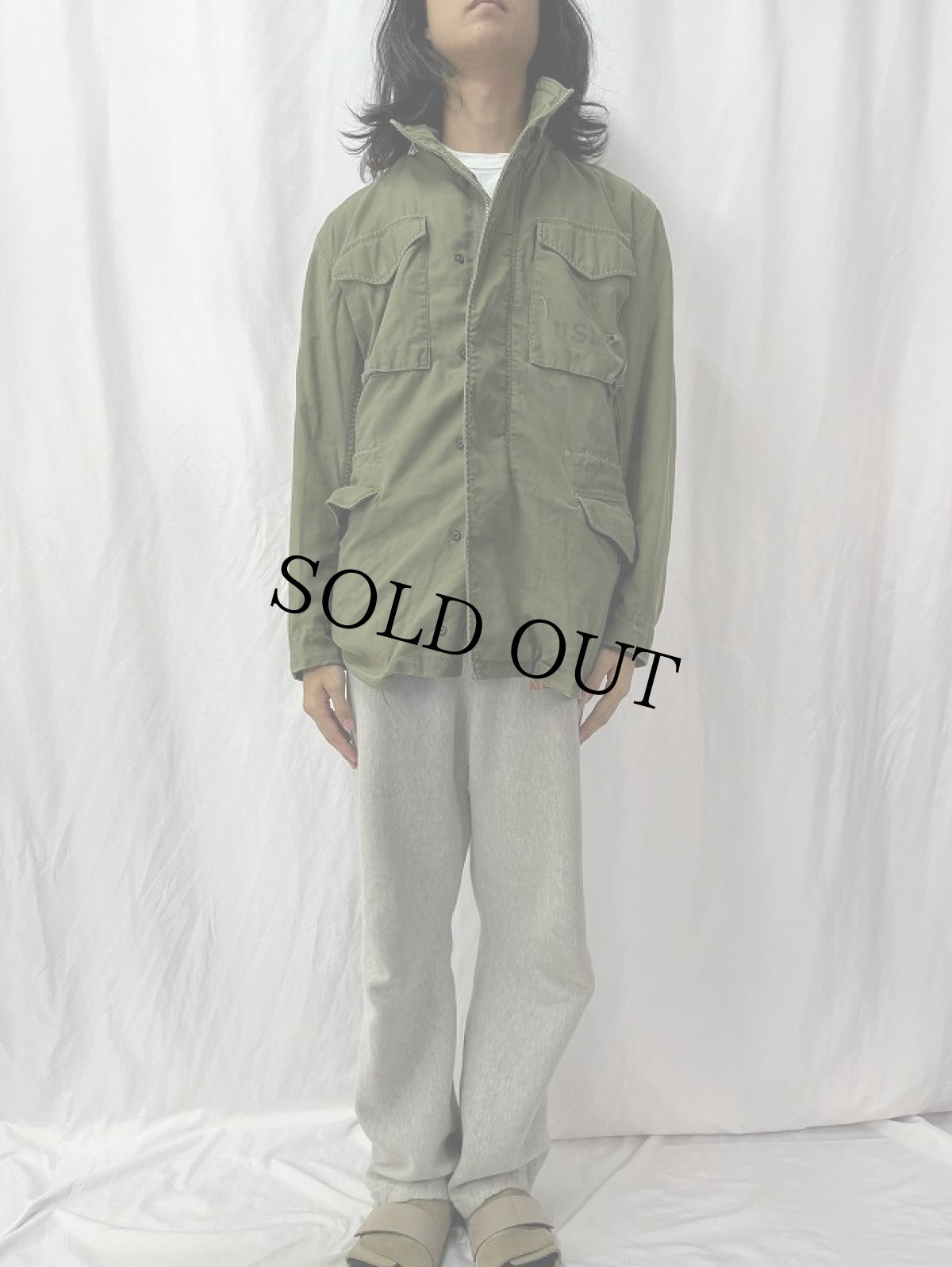 画像2: 60's USMC M-65 フィールドジャケット 1st (2)