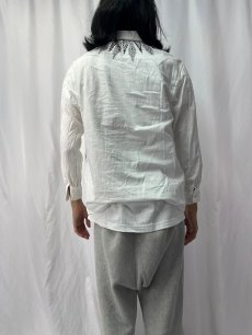 画像4: KAPITAL デザイン刺繍 コットンシャツ M (4)