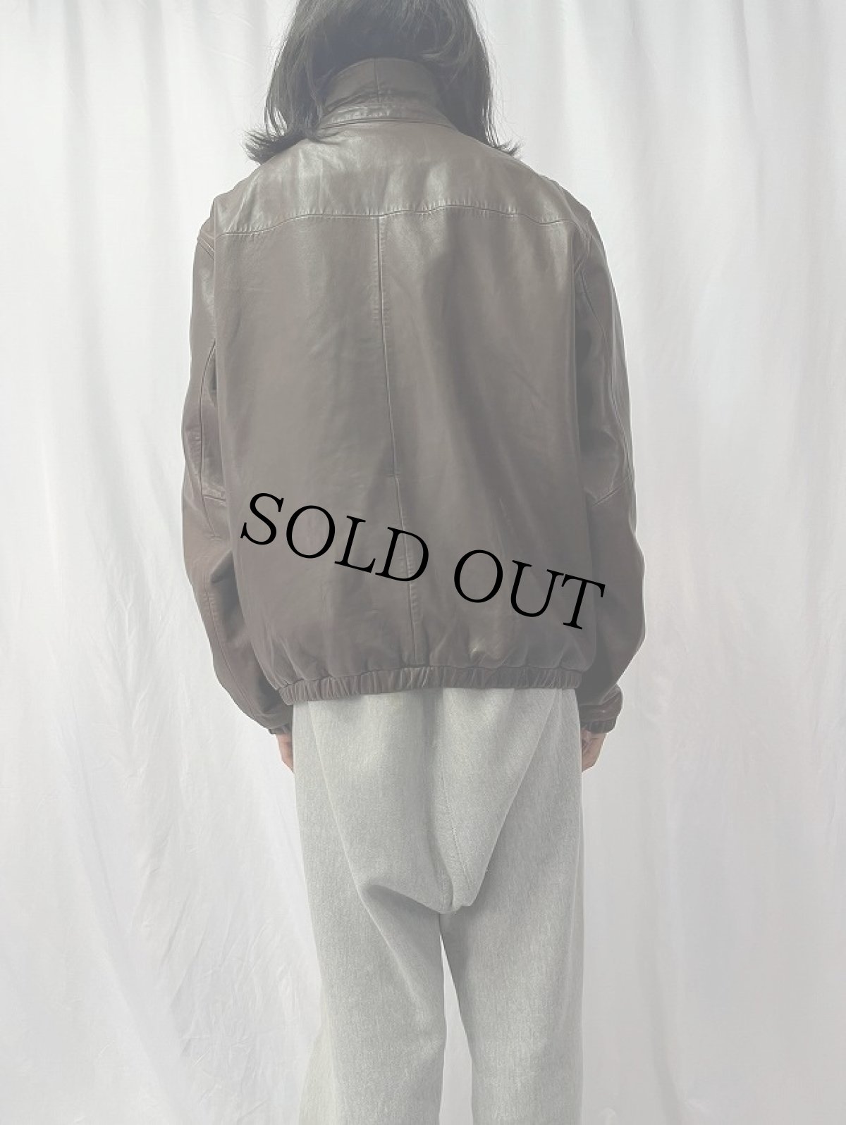 画像4: POLO Ralph Lauren レザージャケット BROWN XL (4)