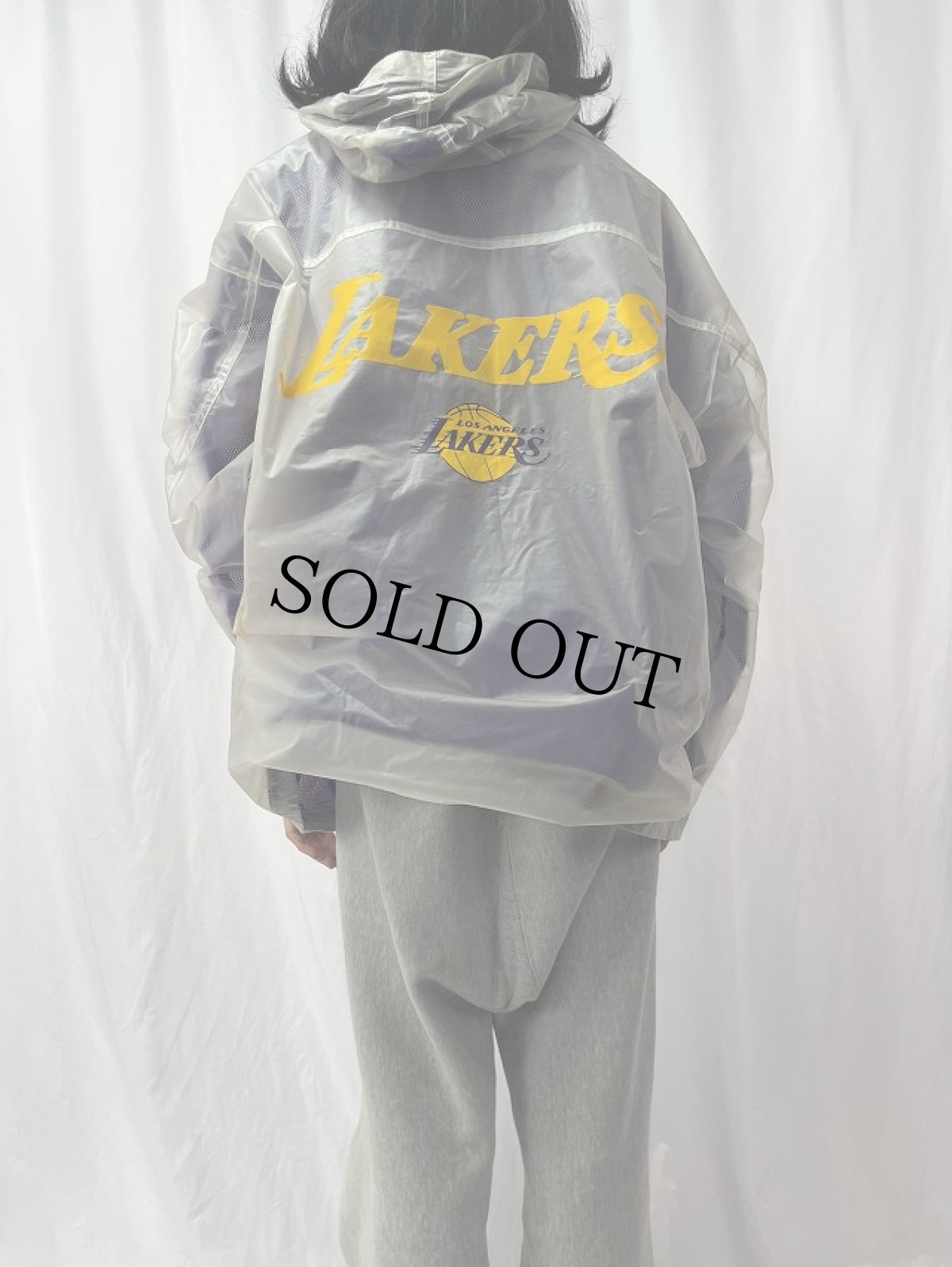 画像4: LOS ANGELES LAKERS NBAチームロゴ PVCレインパーカー XL (4)